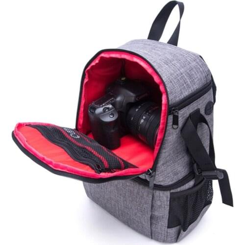 Waterproof Camera Bag Wear-resistant Oxford Digital SLR Bag Multifunctional Outdoor Video Photo Lens Pouch Case For Canon Nikon