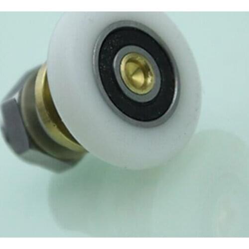 High Quality Shower Room Pulley Sliding Glass Door Wheels Nylon Roller Copper Wheel Bathroom Roller Wheel