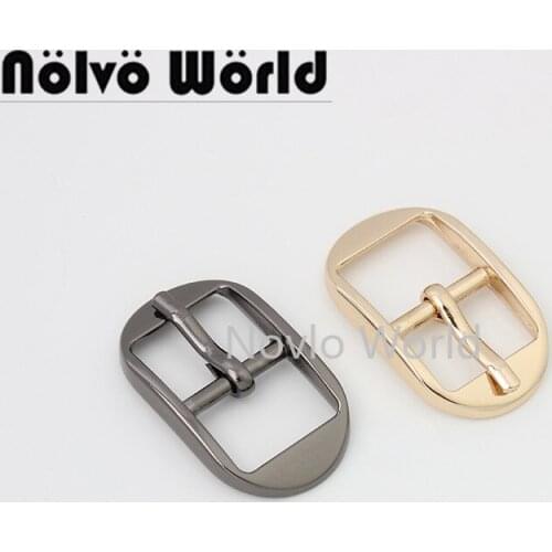 10-50 pieces 4 colors 21x13mm 3/8" inner small size polished metal pin buckle for purse belt strap adjust purse parts