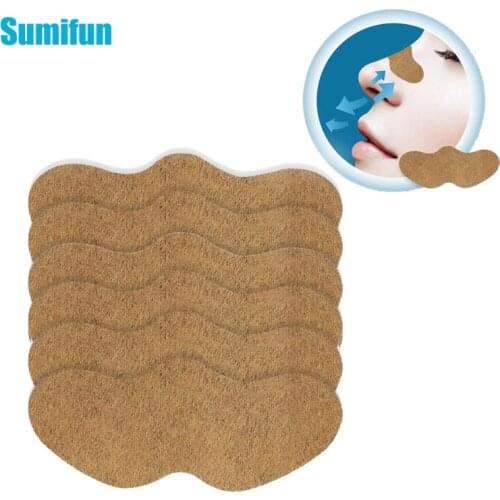 10Pcs Rhinitis Sinusitis Help Breath Nasal Strips Relief Nose Cold Headache Congestion Sneezing Runny Stuffy Nose Treatment