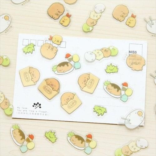 50pcs Cute Japanese Cartoon Sticker Flakes Bag Sack Anlimals Scrapbooking DIY Stationery School Office Supplies
