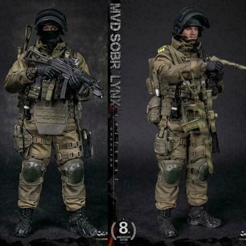 78059 1/6 Full Set Russian Figure Set MVD SOBR LYNX 8th Anniversary Edition Model for Fans Collection Gifts