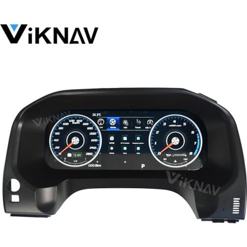 Car screen GPS Navi LCD Meter instrument dashboard For-Toyota Land Crusier Prado 2010-2020 Multimedia player Android 9.0 12.3