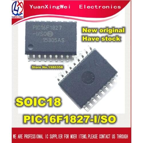 Free Shipping 5pcs 10pcs PIC16F1827-I/SO SOP18 PIC16F1827
