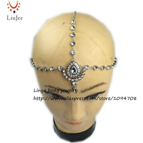 Handmade Head Chain, Matha Patti Indian Bollywood Grecian Bohemian Hair chain, Head Piece Head Jewellery, Wedding,Party HC-303