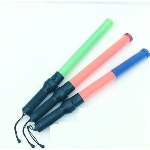 54CM Battery-powered fire traffic command Light stick LED traffic police safety baton Evacuation life-saving indicator tool