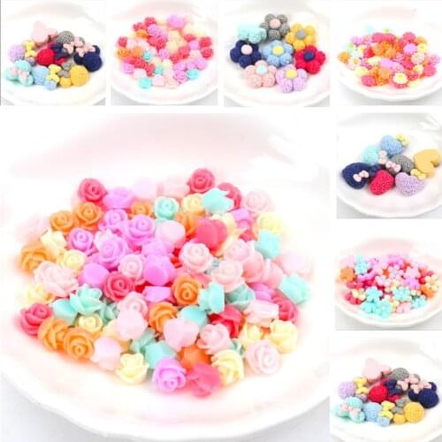 Resin Phone Party Headwear Decoration Scrapbook Craft DIY Accessories Hydrangea Flatback Cabochons 11mm
