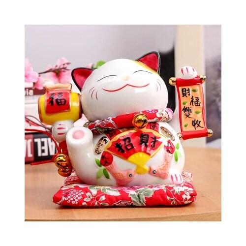 A Colorful Cute Lucky Decoration Car Interior Decoration Carvings shop opened Japan piggy business butterfly ornaments ceramic