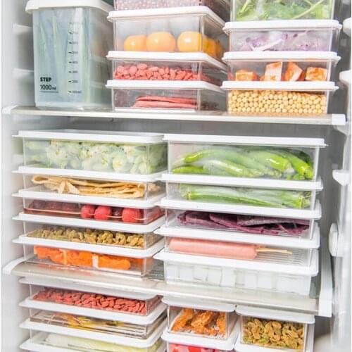 Kitchen Tool Food Box Storage Dumpling Refrigerator Container Plastic Organizer