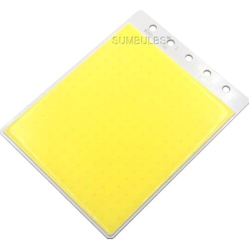 Sumbulbs 50W COB Light Board LED Lamp Source Cool White 6500K Super Bright On Board for DIY House Lighting 12V Bulbs