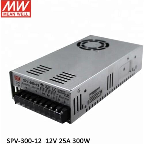 MEAN WELL SPV-300-12 25A 300W 12V DC voltage programmable Single Output Power Supply with PFC Function remote ON-OFF control