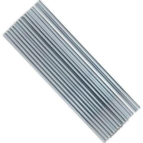 Set Aluminium Welding Rods Pack Rod 10Pcs Wire Brazing Easy Melt Solder Low Temperature