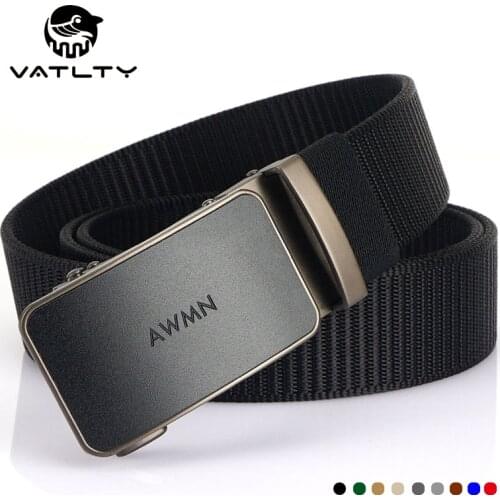 VATLTY Military Nylon Belt For Men Anti-rust Hard Alloy Buckle 3mm 1200D Strong Real Nylon Outdoor Work Belt Hunting Accessories