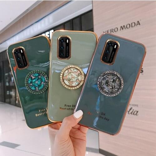 Luxury 6D Plating Case For Huawei P40 Pro Soft TPU Mobile Phone Bag BacK Cover For Huawei P40 Silicone Capa