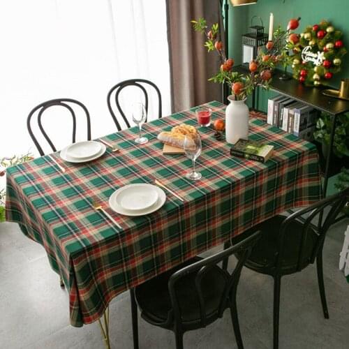 Christmas tablecloth table cloth Rectangular tablecloths linen tablecloth table cover New years tablecloth For home and kitchen