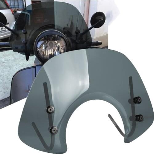 For Piaggio VESPA GTS GTV250 300 ABS 2010 2011 2012 2013 2014 2015 2017 2018 2019 2020 2021 Motorcycle windshield Wind screen