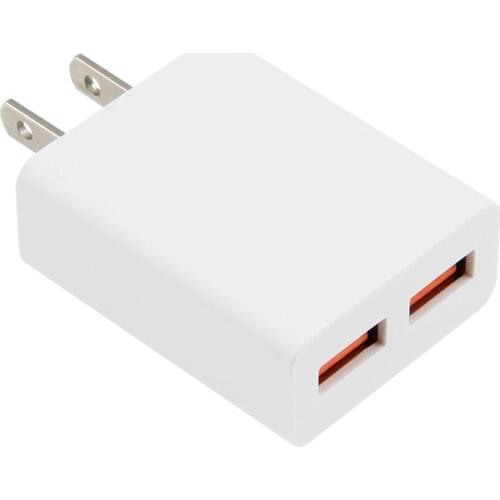 US Plug 2 Ports Multiple Wall USB Charger 2.1A Smart USB Power Adapter Mobile Phone Tablet Charging Device for IPhone 500pcs/lot