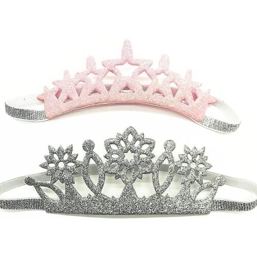 1 PC New Cute Tree Type Crown Baby Headbands Girls Elastic Hair Bands Hair Accessories Princess HairBands Children Headwear