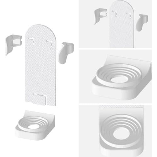 2pcs Double-layer Electric Toothbrush Holder Wall Mount For Storage Rack Bathroom Tooth Brush Stander Organizer Home Supplies
