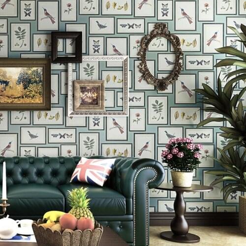 3D art flower bird frame picture photo wallpaper PVC waterproof Living room bedroom clothing store office walls papel de parede