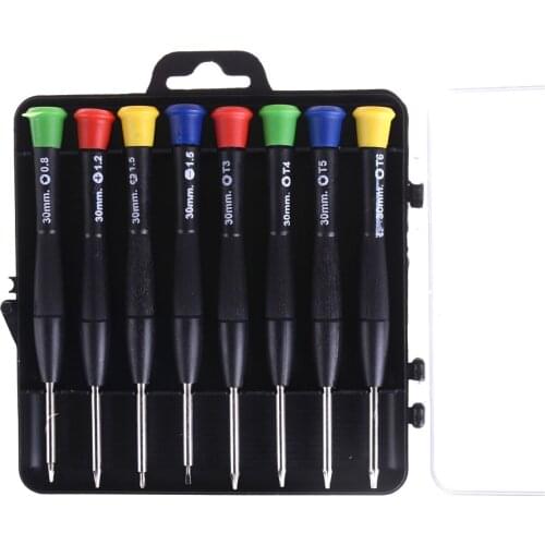 8PCS/Set New 8 in 1 Precision Mini Screwdriver Pocket Repair Tools Set For Cell Phone PC Hand Tools Best Quality