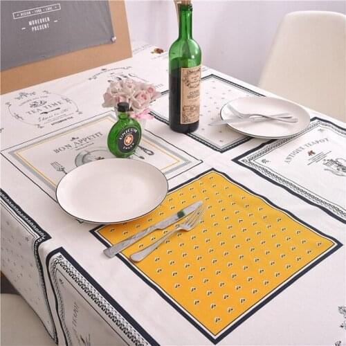 European Palace Style Decorative Table Cloth Cotton Linen Tablecloth Dining Table Cover For Kitchen Home Decor