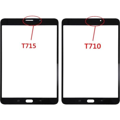 For Samsung Galaxy Tab S2 8.0 T715 SM-T715 SM-T710 Outer Glass Front Screen Lens Panel (Not Touch Screen Digitizer Sensor )