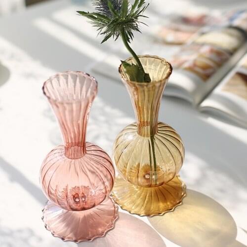Home Decor Household Terrarium Nordic Glass Vases Flower Hydroponics Vaso Vase Decoration Decorativo Terrario Accessories