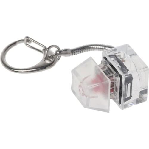 Gateron MX Switch Mechanical Switch Keychain For Keyboard Switches Tester Kit Without LED Light Toys Stress Relief Gifts