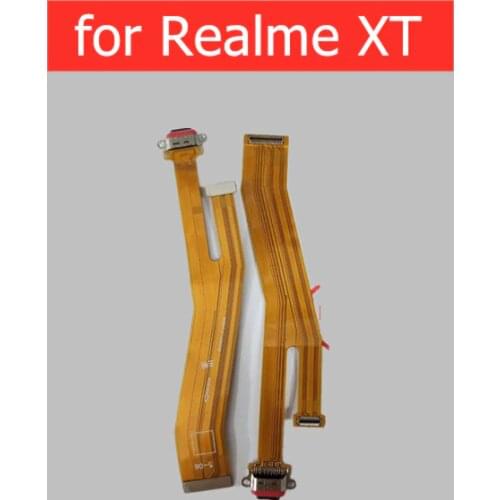 For OPPO Realme XT USB Charger Connector Flex Cable Main Board Connect Microphone USB Charging Dock PCB Repair Spare Parts