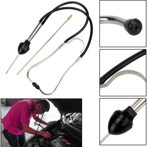 Car Engine Block Diagnostic Tool Anti-shocked Mechanics Cylinder Stethoscope Auto Engine Hearing Tool Engine Analyzer