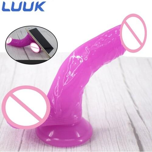 LUUK Realistic Dildos for women anal plug strong sucker big butt stimulate adult sex product couples game flirt sex shop dildo