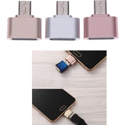 Micro USB OTG 2.0 Hug Converter Type-C OTG Adapter For Android Phone Cable Card Reader Flash Drive OTG Cable Reader