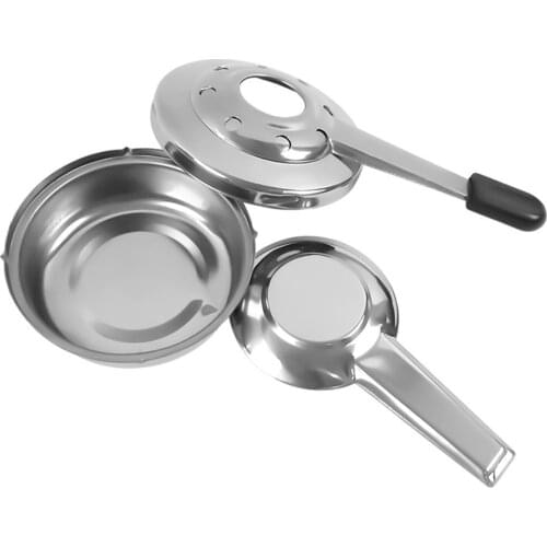 Milk Pot Cheese Pot Chocolate Cheese Fondue Adjustable Size Flying Saucer Furnace Core Portable Stainless Steel Alcohol stylish