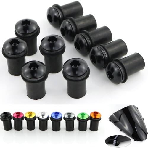 M4*16 10 Pcs Windscreen Windshield Deflectors Bolts Kit For BMW S1000RR S1000R S1000XR HP4 R1200R R1200ST F800ST K1300R K1300S