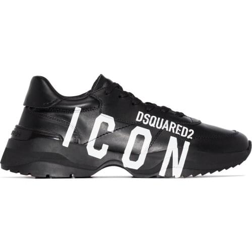 2021 New Luxury Brand ICON Men Sneaker Comfortable Running Sports Shoes Breathable Leather Dsquared2 Mens Sneaker Shoes