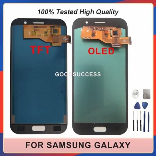 For Samsung Galaxy A5 2017 A520 Lcd A520F SM-A520F SM-A520 Display Touch Screen Assembly SM-A520F A520M A520F/DS A520M Lcds