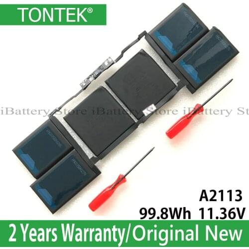 Genuine A2113 Battery For Apple Macbook Pro A2141 16'' Inch 2019 MVVJ2 MVVL2 MVVM2 610-00533 original