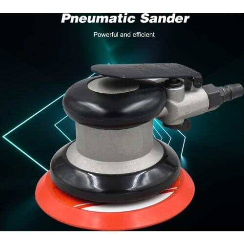 Professional Pneumatic Car Polisher Sander Polisher Air Sander 5'' Air Palm Orbital Grinder Sanding Polishing Machine