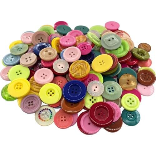50Gram Mix Size Shape Lots Colors Buttons For Scrapbook Crafts DIY Handmade Baby Children Clothing Sewing Accessories WD0021-33