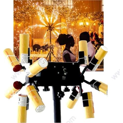 Pyro Firing System Electric Spark Ice Sparkler Remote Control Stage Firework Cold Spark Fountain Machine For Wedding Party Dj FX