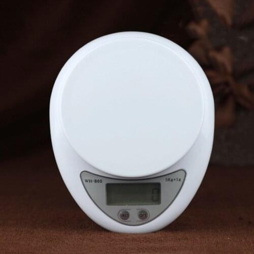3 Units 5KG/1g LCD Display Digital Kitchen Scale Food Weight Tool (Without Tray)