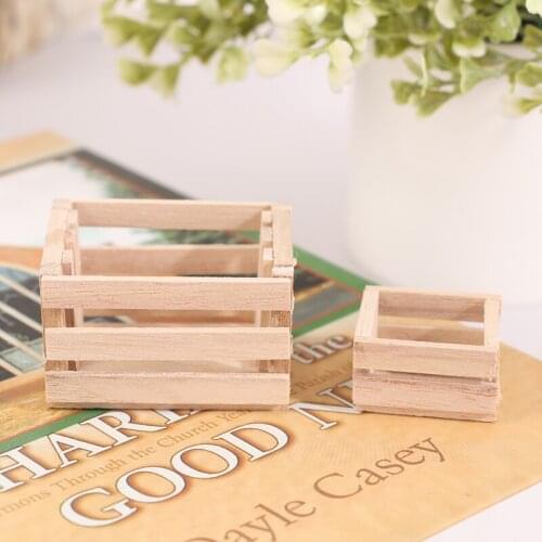 1 Pc 1:12 Dollhouse Miniature Vegetable Fruits Storage Basket Furniture Accessories