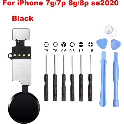 1pcs Home Button Flex Cable Home Flex Assembly For iPhone 7 8 Se2020 Plus Menu Button With Return Function Replacement Parts