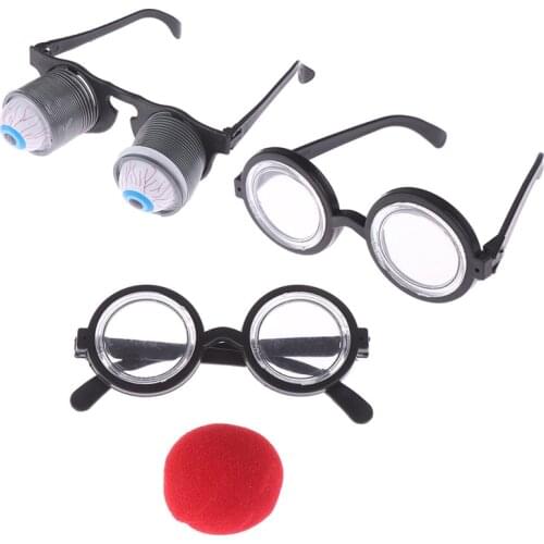 1PCS Circular Glass Cosplay Costume Glasses Birthday Party Supplies Decoration Kids Funny Party Props