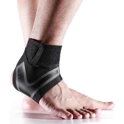 1PC Pressurized Bandage Ankle Support Ankle Brace Protector Foot Strap Elastic Belt Fitness Sports Gym Badminton Accessory