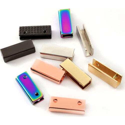 5/10/20pcs 25x9mm Bag Corner Screws Clip Edges Protector Metal Bag Purse Strap Belt Tails Clip Plugs DIY Hardware Accessories