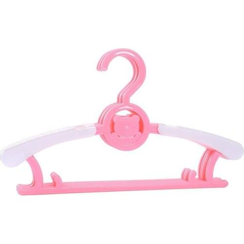 10pcs Baby Clothes Hanger Flexible Racks Plastic Clothing Display Kids Hangers Unmarked Clothes Hangers For Children Organizer