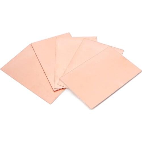 5 Pcs 10x15cm Double Sided PCB Copper Clad Laminate Board FR4 1.5MM DIY Project