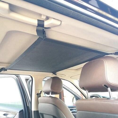 Car Net Pocket Storage Ceiling Roof Cargo Net in The Trunk Interior Bag For Auto Container Universal Multifunction Fast Shipping